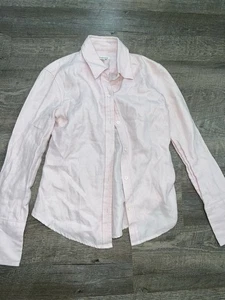 Banana Republic Damen Button Down Shirt Rosa Geometrisches Muster Größe Small - Bild 1 von 4