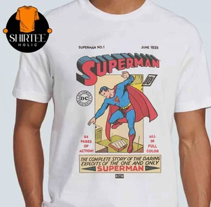Kith X Superman 2025 No 1 Vintage T-Shirt Größe S-5XL - Bild 1 von 3