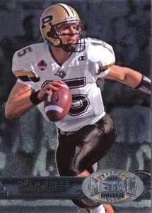 2012 Fleer Retro Metal Universe Football Drew Brees #M-40 Purdue / Saints - Picture 1 of 1
