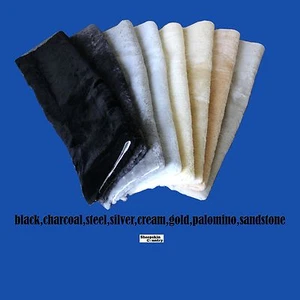 Echtes echtes australisches Lammfell Stoff Material nur 1 Stück - Bild 1 von 2