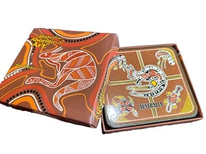 Lote de 6 posavasos arte aborigen australiano seis posavasos - Imagen 1 de 6