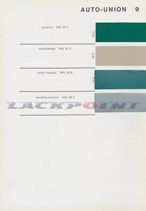 Pintura base lista para pulverizar 1 L. Auto-Union turquesa metálica L 95B pintura para coche - Imagen 1 de 1