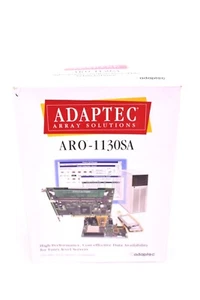 Controlador RAID SCSI Adaptec ARO-1130SA EDO DIMM PCI Ranura EMBALAJE ORIGINAL - Imagen 1 de 7