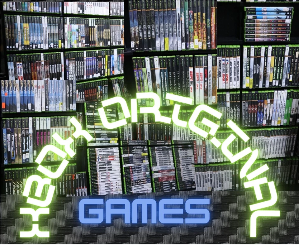 MICROSOFT ORIGINAL XBOX GAME  LOT YOU PICK BUY 2 GET 1 50% OFF SCRATCH FREE - Image 1 of 1