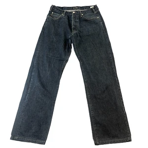 Armani Jeans Herren 32 32 * Relaxed Straight Dark Wash Blau Neppy Loose Fit - Bild 1 von 13