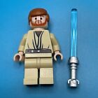 Lego Star Wars Obi-wan Kenobi Minifigure 7661 With Headset