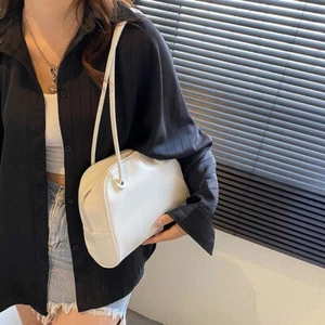 Elegant Square Underarm Bag Solid Color Shoulder Bag Shopping - Picture 1 of 16