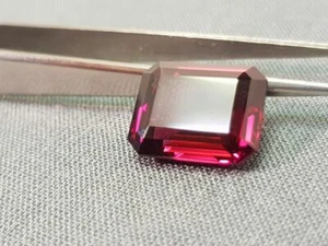 9.86 CTS CERTIFIED RHODOLITE GARNET TRANSPARENT FLAWLESS LOOSE GEMSTONE - Picture 1 of 12