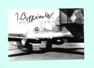 Jörg Czypionka (2022†) 'Luftwaffe night hunt' photo 4x6 original autograph - Imagen 1 de 2
