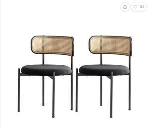 Flieks Esszimmerstuhl Rattan Wiener Geflecht Neu ungeöffnet 2er Set - Bild 1 von 10