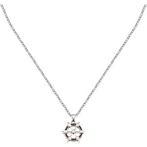 Collana uomo/ragazzo gioielli Morellato VERSILIA SAHB17 timone cristalli neri - Foto 1 di 4