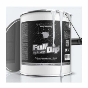 FULLDIP VINYLE LIQUIDE 4 LITRES FULL DIP BLANC MAT - Foto 1 di 2