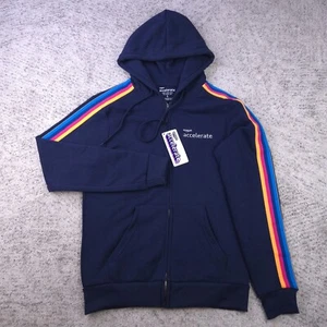 Amazon Accelerate Hoodie Mens Small Swag Sweatshirt Full Zip Conference Navy NWT - Picture 1 of 9