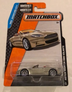 Matchbox Aston Martin DBS Volante 18/120 MBX Adventure City Gold - Picture 1 of 1