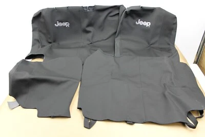 Kit de cubierta de asiento trasero negro genuino Mopar para Jeep Wrangler 2010 82212230AB Foto 1 de 4