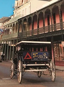 Balcones de encaje vintage sin publicar en Royal Street Nueva Orleans LA Louisiana - Imagen 1 de 12