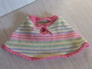 2011 American Girl Bitty Baby Doll Mix Match Outfits Knit Cape Sweater ONLY - Picture 1 of 8