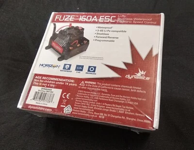 Dynamite Fuze 160A ESC | Brushless Waterproof | New/Sealed - Image 1 of 4