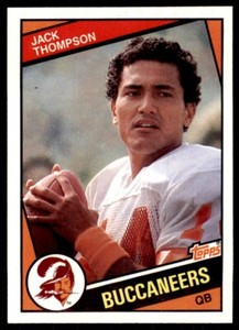 1984 TOPPS. JACK THOMPSON TAMPA BAY BUCCANEERS #372