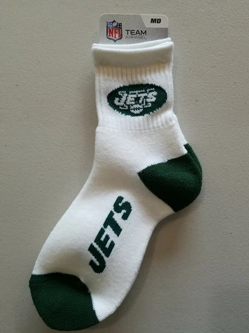 NFL Officially Licensed New York Jets Socks, NEW, Medium Men's Shoe Size 5-10 Cover