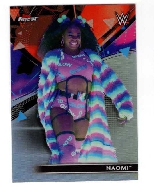 NAOMI 2021 WWE TOPPS FINEST REFRACTOR - Image 1 of 1