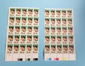 50 Lou Gehrig 25 cent USA Stamps - 2 Sheets of 25 . NY Yankees - Picture 1 of 1