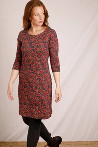 WEIRD FISH Starshine Bio-Jerseykleid, Mitternacht - Bild 1 von 7