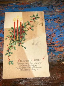 Antique 1929 Postmark Christmas Postcard - Picture 1 of 2