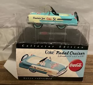 Coca-Cola Coke Pedal Cruiser Die-Cast Car Collector Ed. Ornament 1996 Vintage - Picture 1 of 7
