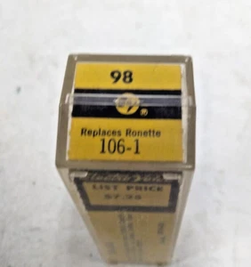 EV 98 PHONOGRAPH NEEDLE CARTRIDGE Ronnette 106-1 - Picture 1 of 3