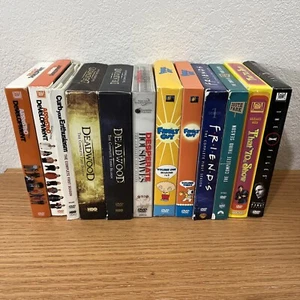 Wholesale Lot DVD TV Series Bulk Family Guy South Park Deadwood Friends 70s X-Fi - Picture 1 of 19