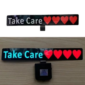 Take Care Glow Panel Electric Marker Lamp Car Windshield Banner Sticker Light - Picture 1 of 5