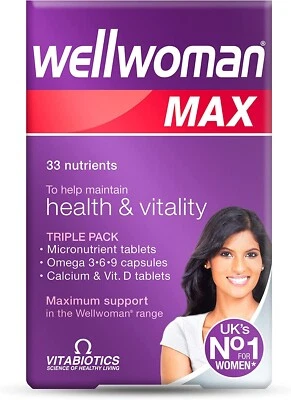 Vitabiotics Wellwoman Max 84 Tablets Capsules FREE POSTAGE - Image 1 of 4