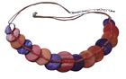 Multicolour Disc Beads Necklace
