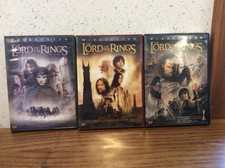 J.R.R. Tolkien's THE LORD OF THE RINGS Trilogy Fellowship TWO TOWERS Return King