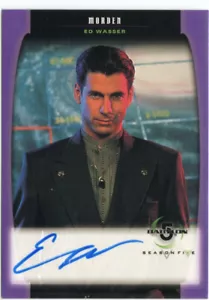 Babylon 5 Season Five SkyBox 1998 Auto Autograph A17 Ed Wasser as Morden - Picture 1 of 2