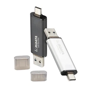 Ridata UV903 External Portable SSD USB 3.2 Gen 2 OTG USB C & USB A Upto 1050MB/s - Picture 1 of 7