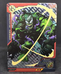 Marvel Camon Spider-Man Fai squadra! Scheda Venomized Hulk VR+ SPMT-013 We Are Venom - Foto 1 di 5