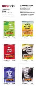 PORTUGAL SELF ADHESIVE MINI SHEET COMIC STAMPS (2018) MNH (**) - Picture 1 of 2