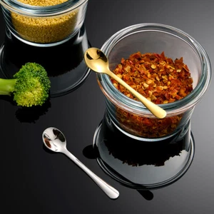 6/12stk Edelstahl Aroma-Löffel Mini-Löffel Salz löffel Kaffee Tee Dessert löffel - Bild 1 von 11