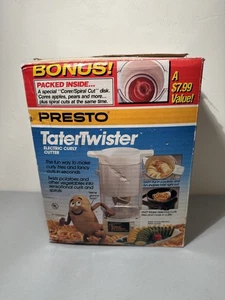 Presto TaterTwister Tagliapatate Elettrico Ricci 02931 Tater Twister Fries 1991 - Foto 1 di 19