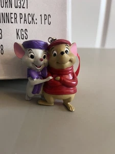 Disney Sketchbook The Rescuers Christmas Tree Ornament Bernard & Bianca - Boxed  - Picture 1 of 3