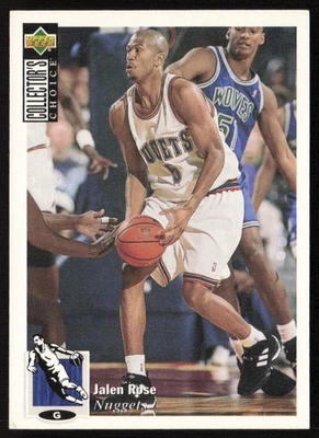 1994-95 Collector's Choice Jalen Rose #238 Rookie Denver Nuggets - Image 1 of 2