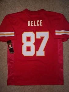 (2025-2026) Kansas City Chiefs TRAVIS KELCE nfl Jersey YOUTH KIDS BOYS (L-LARGE) - Picture 1 of 2