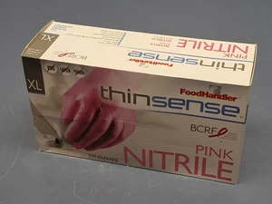 (1000 Handschuhe) FoodHandler Thinsense 103-TS18-PNK Nitril puderfrei XL pink - Bild 1 von 7