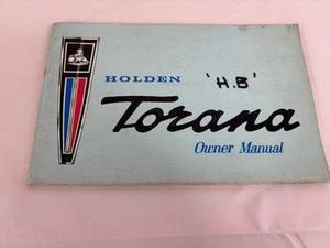 Holden Torana HB Owners Manual - Picture 1 of 3