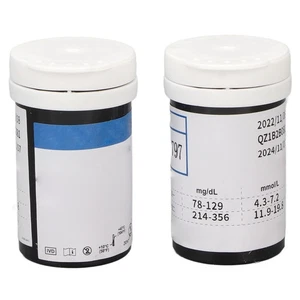 Blood Glucose Monitor Kit 50 Blood Sugar Test Strips 50 Lancets High Accuracy - Bild 1 von 24