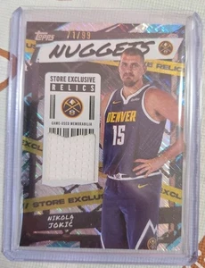 2025-26 Topps Basketball Nikola Jokic Game Used Relic 71/99 Target EXCLUSIVE SP - Bild 1 von 3