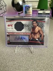 2010 Topps UFC - Auto Fighter Relics Antonio Rodrigo Nogueira #AFG-AN /188 - Picture 1 of 2