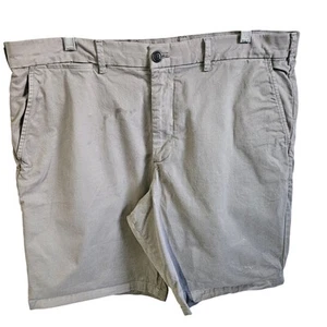 Gap Men's Size 36 Flat Front Chino Shorts 10" Light Grey Casual Classic Summer - Picture 1 of 4